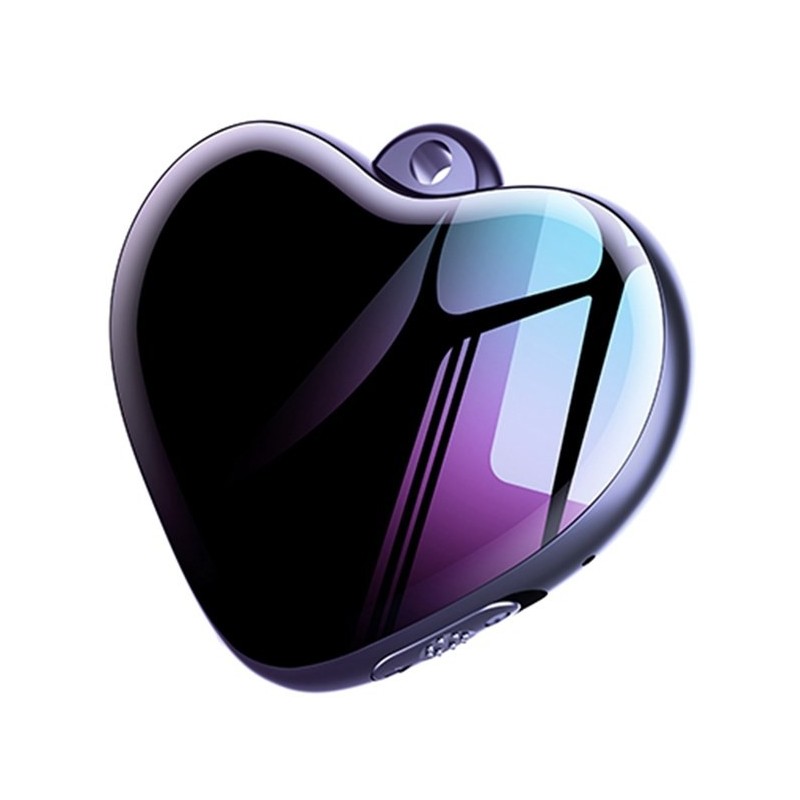 Pendentif enregistreur vocal espion - Détection de son 20 heures