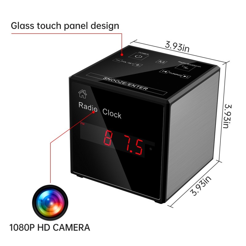 Fotocamera Wi-Fi - Orologio - Altoparlante Bluetooth