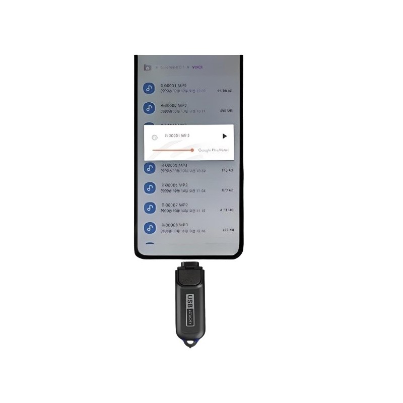 Geluidsdetectie Recorder Microfoon 20 Dagen voor Smartphone