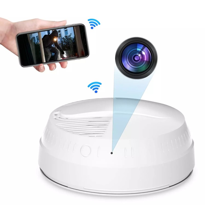 WiFi Full HD Kamera Rauchmelder Bewegungsmelder
