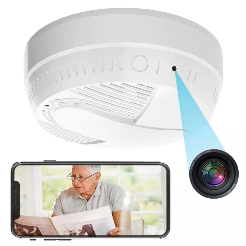 WiFi Full HD Camera Rookmelder Bewegingsdetector