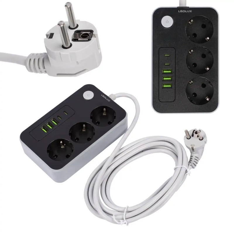 Full HD WiFi-Kamera in Steckdosenleiste und USB-Ports