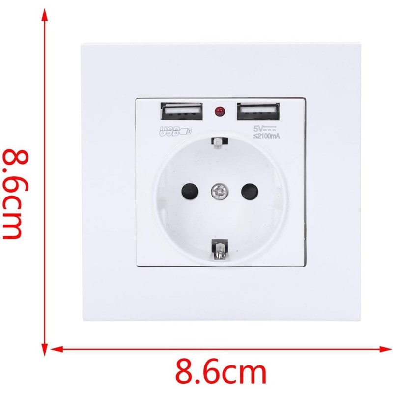 Cámara Full HD con Detección de Movimiento en Enchufe de Pared