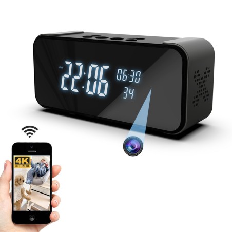 WiFi Full HD Camera in Bluetooth Wekker